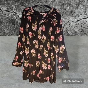 NWTGS Daniel Rainn Floral knee-length dress Size XL